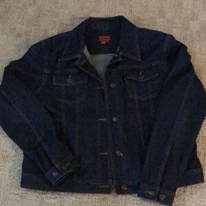 Chaps dark denim jacket size Large